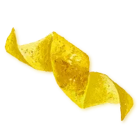 Orange peel used as gin garnish